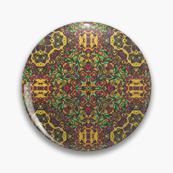Aperçu de l'œuvre Fleur de mandala abstraite # 3 créée et vendue par MADTEEZ.