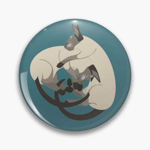 Item preview, Siamese cats repeating pattern designed and sold by erinpbo.