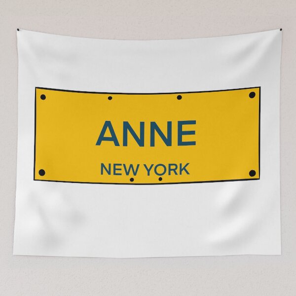 Artikelvorschau, New York Kennzeichen Name Anne entworfen und verkauft von LinhlyHarwell13.