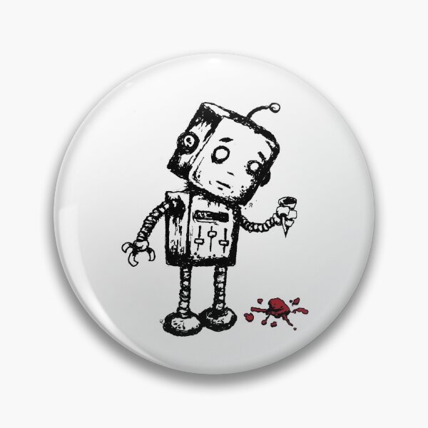 Item preview, Robot with ice cream cone designed and sold by Fressfeind.