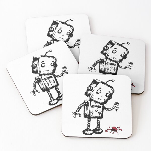 Item preview, Robot with ice cream cone designed and sold by Fressfeind.