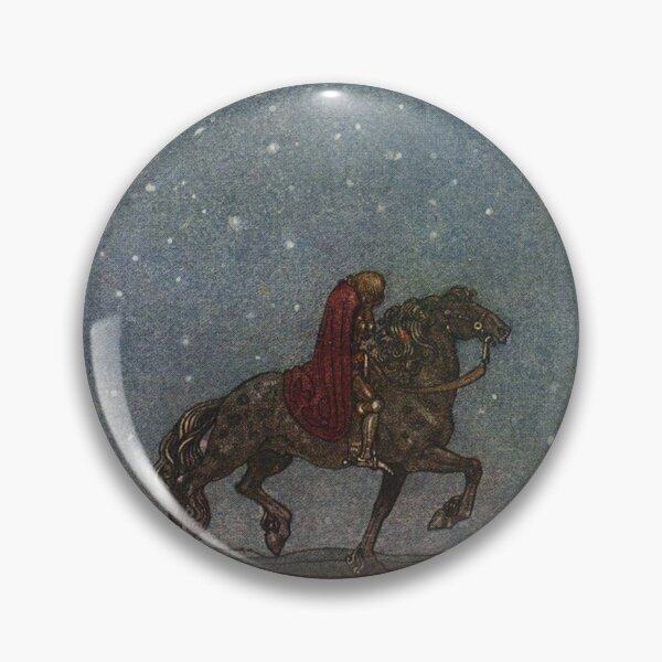 Artikelvorschau, The forlorn knight Vintage John Bauer fantasy artwork entworfen und verkauft von Vintage Designs +.