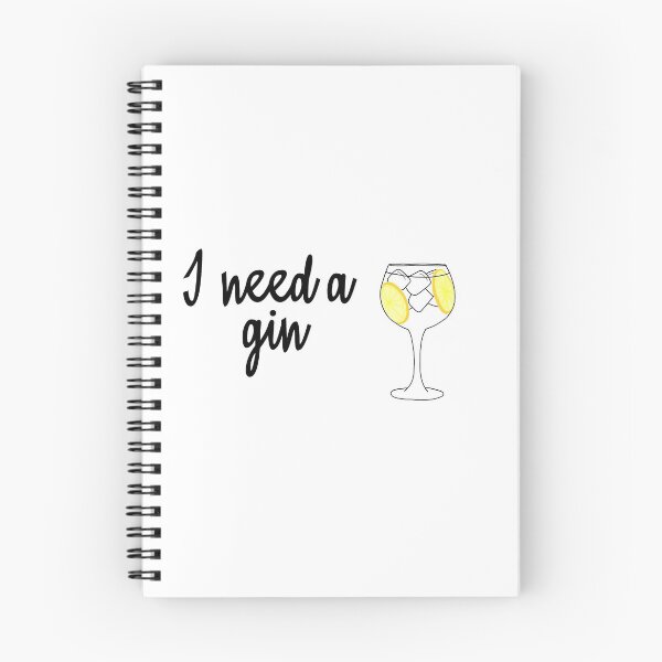Aperçu de l'œuvre J'ai besoin de gin créée et vendue par PercyStPrints.