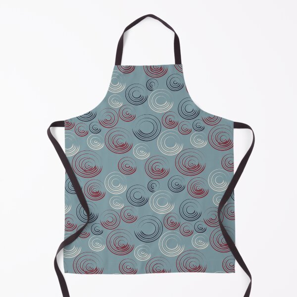 Item preview, Dark Blue and Red Circular Strokes On Blue designed and sold by BlertaDK.