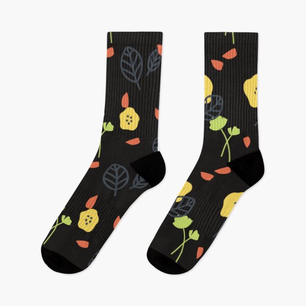 Item preview, Floral yellow and green pattern designed and sold by Shineyarts.
