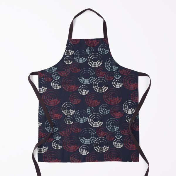 Item preview, Blue and Red Circular Strokes On Dark Blue  designed and sold by BlertaDK.