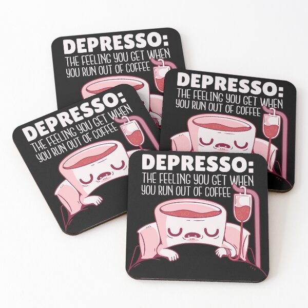 Artikelvorschau, Funny Depresso entworfen und verkauft von DavinciStore21.