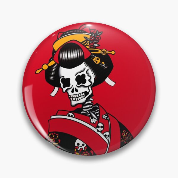Item preview, Skull Geisha designed and sold by MadJamesDesigns.
