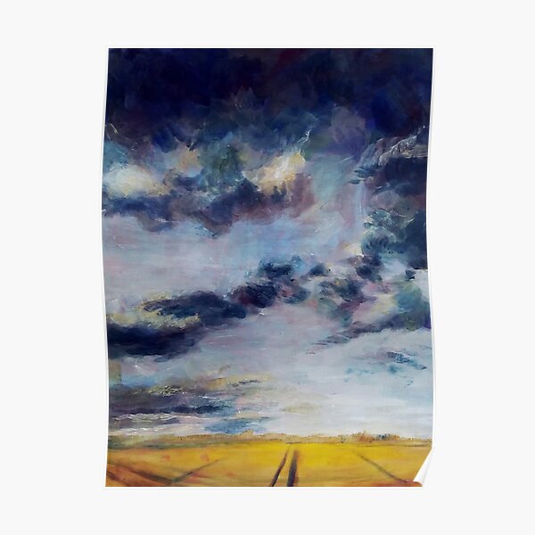 Das Gewitter und die Ernte Poster