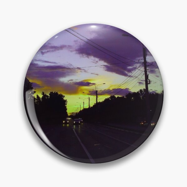 Item preview, Yellow and purple city sky designed and sold by IlonaP99.