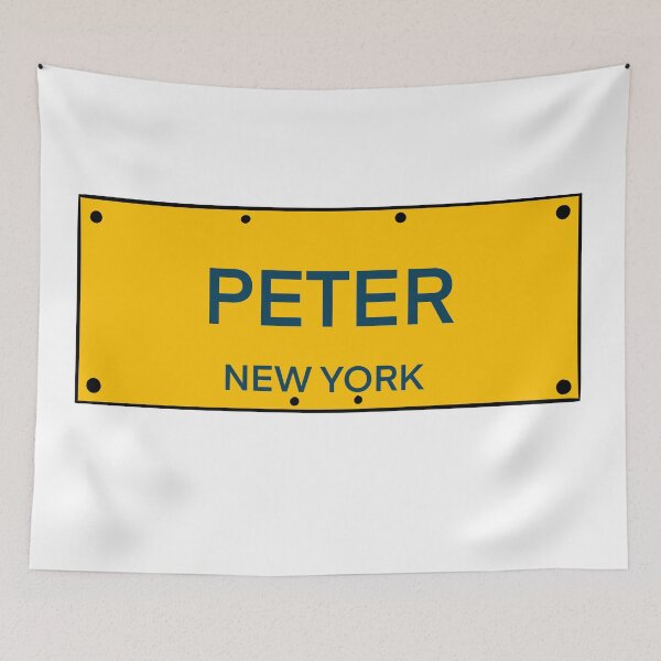 Artikelvorschau, New York Kennzeichen Name Peter entworfen und verkauft von LinhlyHarwell13.