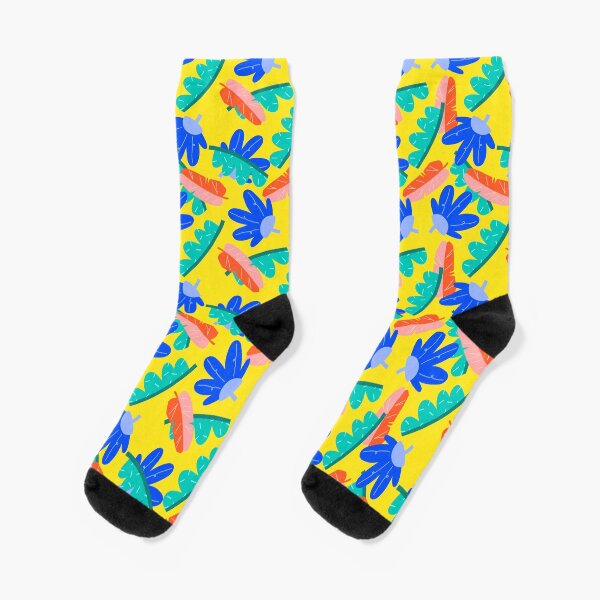 Primary Floral Socks