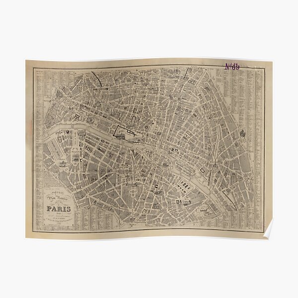Empireposter Map of France 2017 61 x 91.5 cm