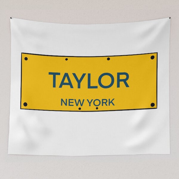 Artikelvorschau, New York Kennzeichen Name Taylor entworfen und verkauft von LinhlyHarwell13.