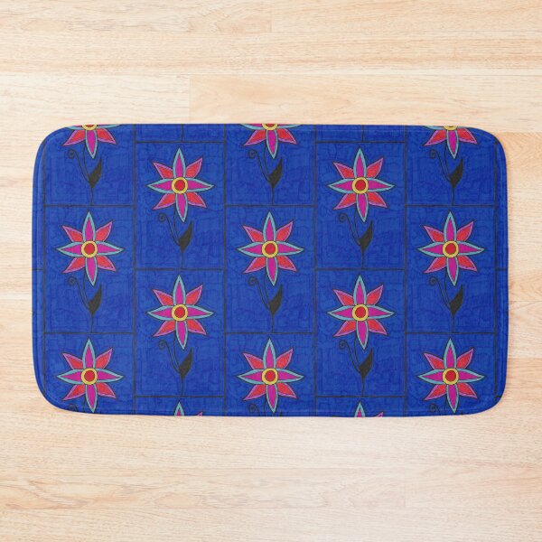 Item preview, Red and Blue Flower designed and sold by JaySnellingArt.