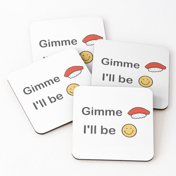 Item preview, Gimme sushi, I'll be happy designed and sold by Marinaaa010.