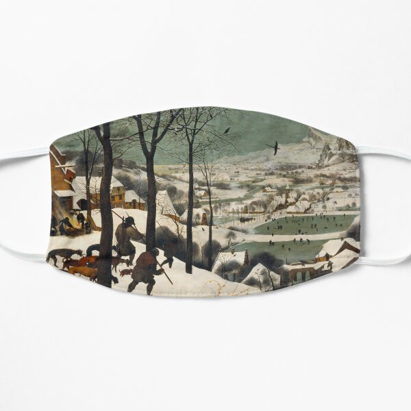 Pieter Bruegel The Elder - The Return of the Hunters Flat Mask