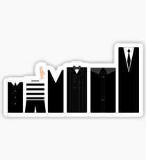 Addams Family - Simplistic Sticker