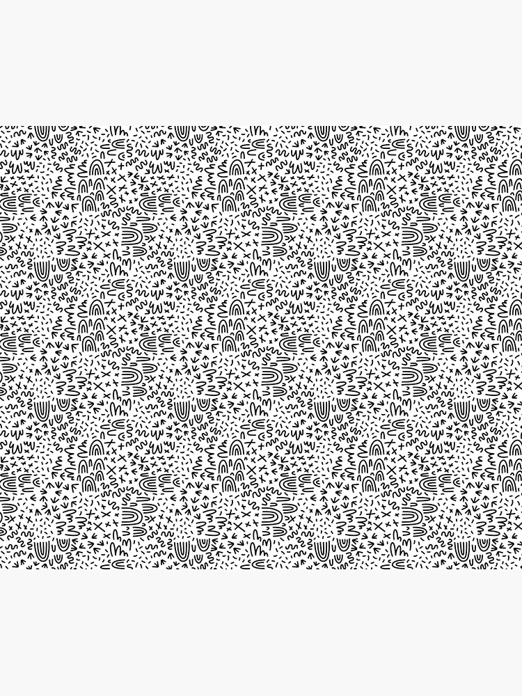 Thumbnail 2 of 2, Duvet Cover, Black Line Design designed and sold by AR-GlitterFairy.