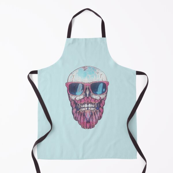 Item preview, Red Beard Skull on blue designed and sold by fakeface.