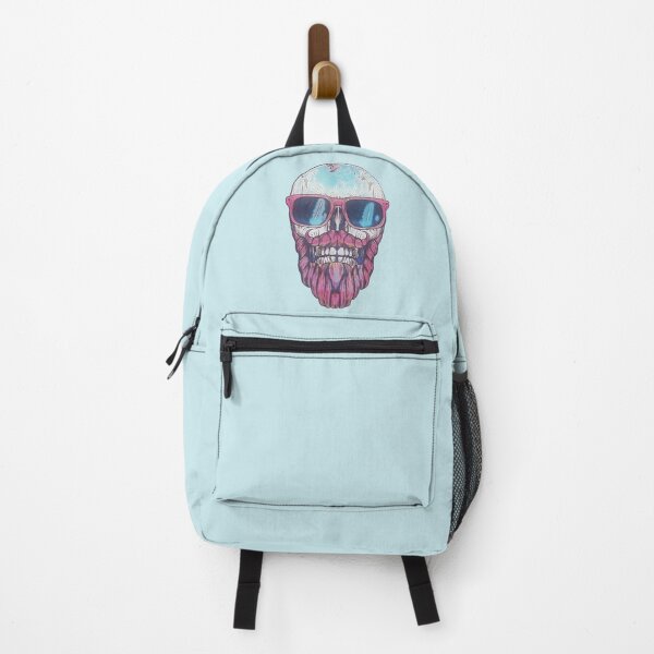 Item preview, Red Beard Skull on blue designed and sold by fakeface.