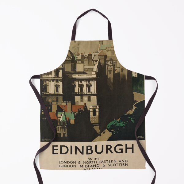 Item preview, Railway Poster Edinburgh designed and sold by stickart-marek.