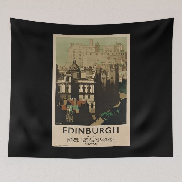 Item preview, cartel ferroviario Edinburgh designed and sold by stickart-marek.