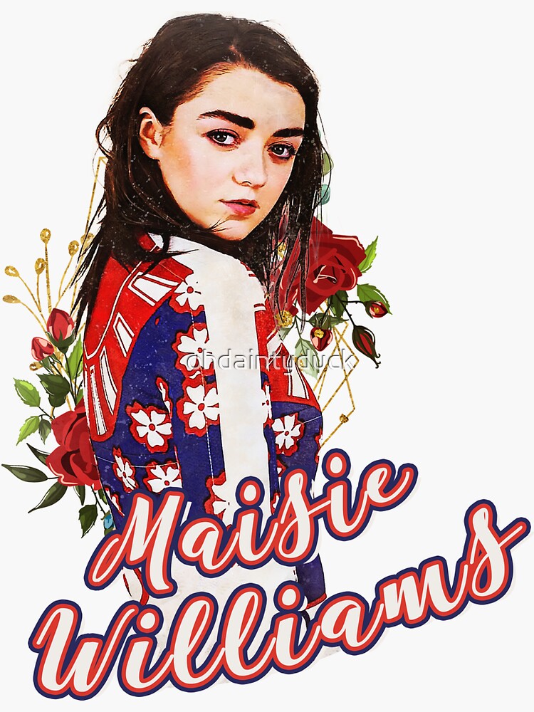 Maisie Williams Sticker For Sale By Ohdaintyduck Redbubble
