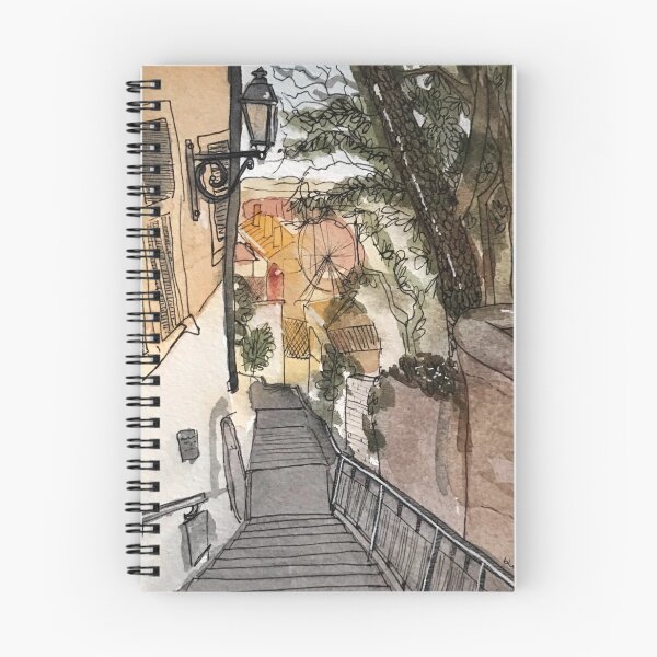 Item preview, watercolor cityline of lyon, france designed and sold by bluetectic.