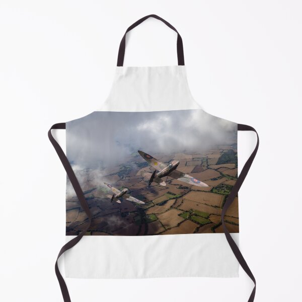 Item preview, Spitfires among low clouds designed and sold by Flight Artworks.