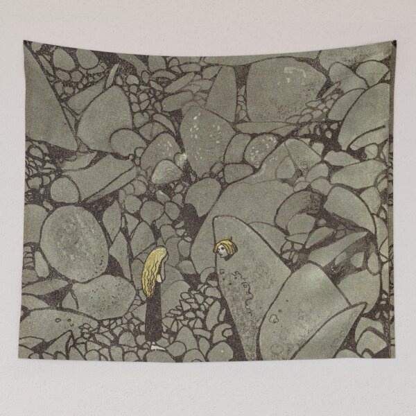 Item preview, Turned to stone Vintage John Bauer fantasy artwork designed and sold by Vintage Designs +.