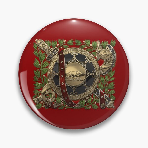 Item preview, Roman Military Attributes over Red Velvet designed and sold by Serge Averbukh Art Studio.