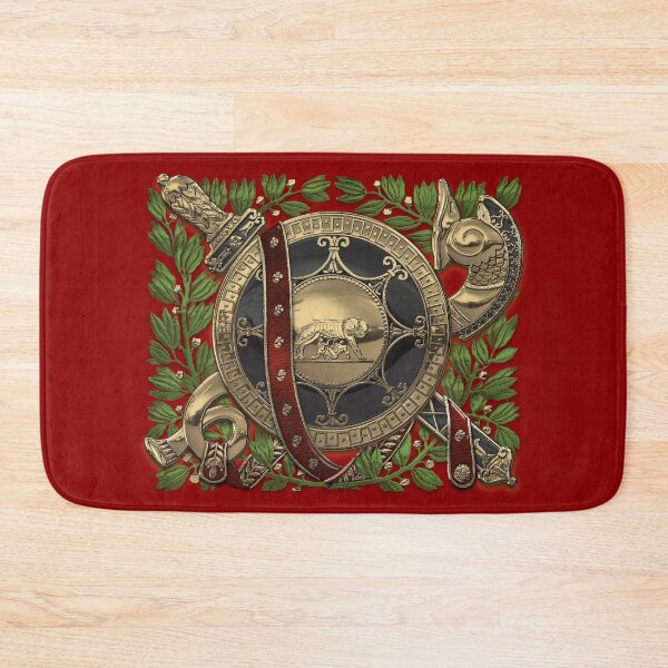 Item preview, Roman Military Attributes over Red Velvet designed and sold by Serge Averbukh Art Studio.