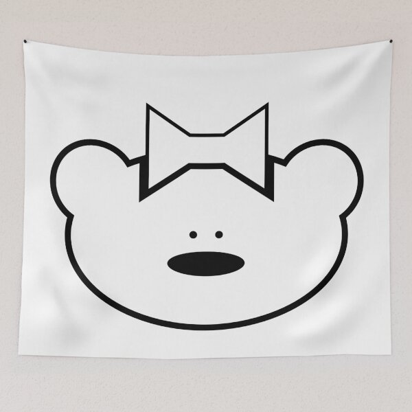 Item preview, Funny Teddy Bear with Hair Ribbon designed and sold by chrisbears.