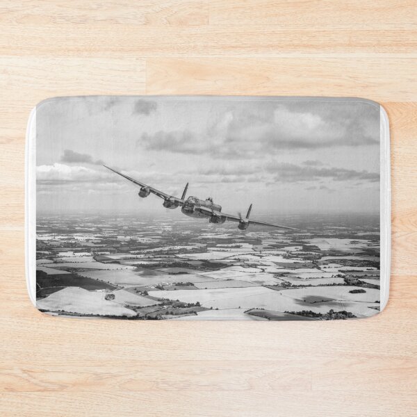 Item preview, Home stretch: Lancaster over England, B&W version designed and sold by Flight Artworks.