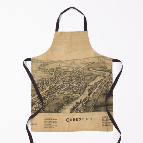 Item preview, Panoramic Maps Greene NY designed and sold by wetdryvac.