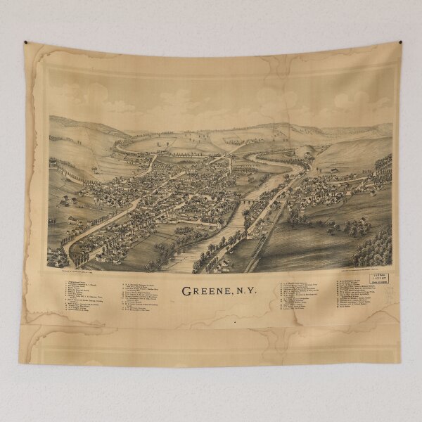 Item preview, Panoramic Maps Greene NY designed and sold by wetdryvac.