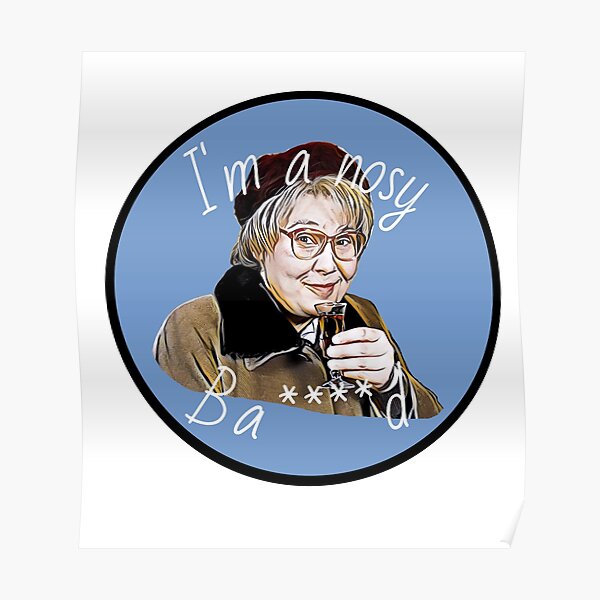 "STILL GAME - Isa Mask - Nosy B" Poster by KatuCreatesUK | Redbubble