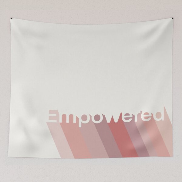 Item preview, Empowered - Empowerment - Feminism - Quote designed and sold by Sara Vissante.