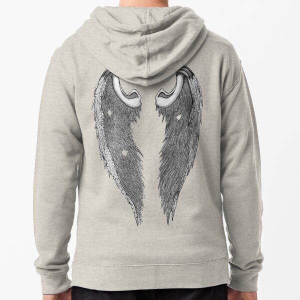 Wings Zipped Hoodie