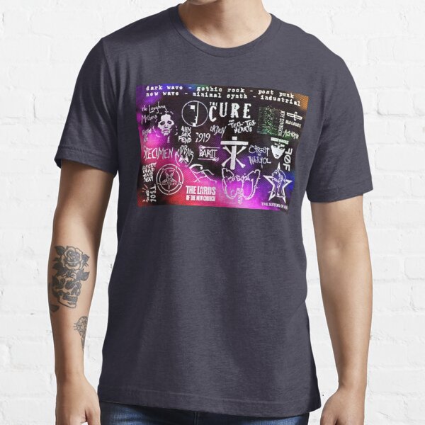 "Goth Bands" Tshirt for Sale by rcmarble Redbubble goth tshirts