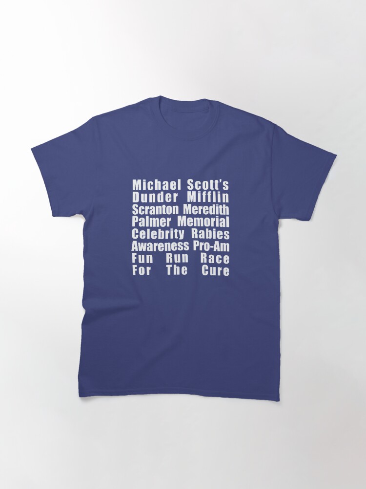 Alternate view of Dunder Mifflin Fun Run Classic T-Shirt