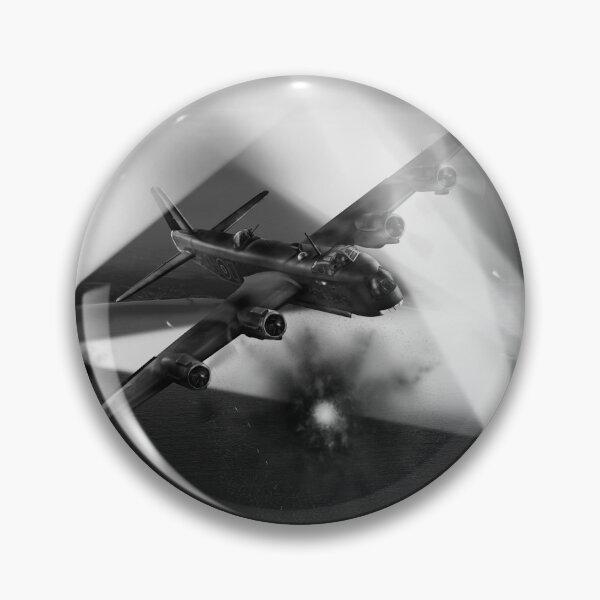 Item preview, Short Stirling battling through B&W version designed and sold by Flight Artworks.