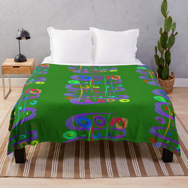 Item preview, green blue red circle green background  designed and sold by miaterinka.