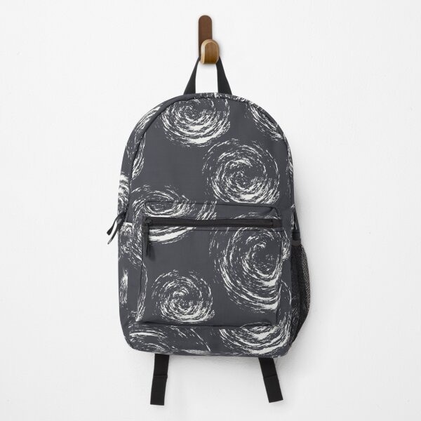 Item preview, Blue Greyish White Circular Strokes on Grey designed and sold by BlertaDK.