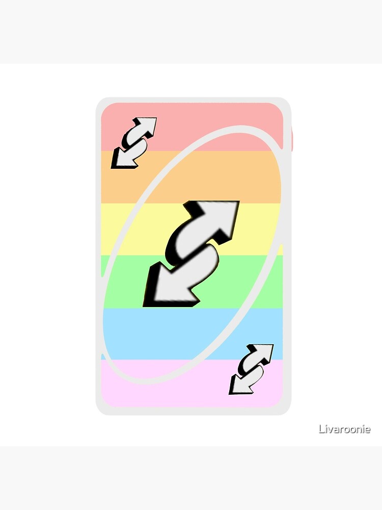 gay pride uno reverse card | Sticker