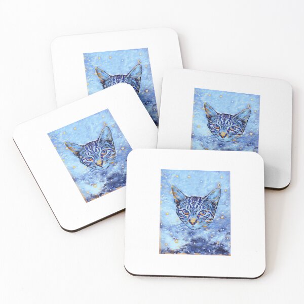 Item preview, Blue Galaxy Kitten designed and sold by Phagoo.