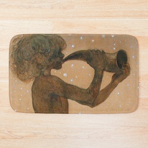 Artikelvorschau, Come blow your horn Vintage John Bauer fantasy artwork entworfen und verkauft von Vintage Designs +.