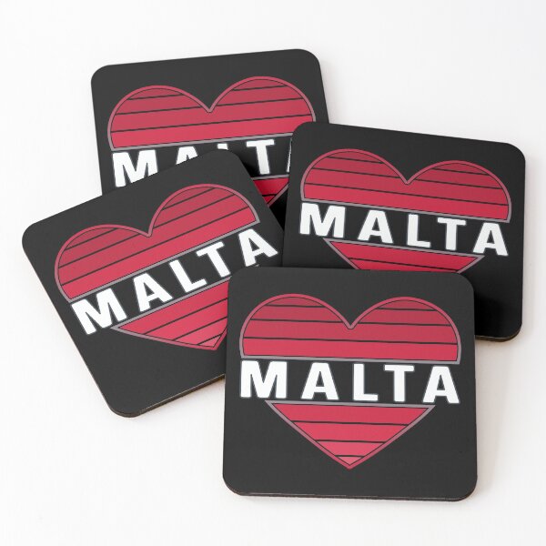 Item preview, I Love Malta, Maltese Heart designed and sold by Celticana.