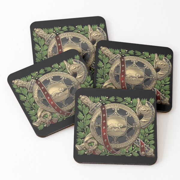 Item preview, Roman Military Attributes over Black Velvet designed and sold by Serge Averbukh Art Studio.